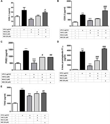 Nicotinic acetylcholine receptor-mediated effects of varenicline on LPS-elevated prostaglandin and cyclooxygenase levels in RAW 264.7 macrophages